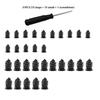 10/20/30/40pcs Car Motorcycle Vacuum Tyre Repair Kit Tubeless Wheel Puncture Screws Nail Patches Fitting Set for Tire Repairs