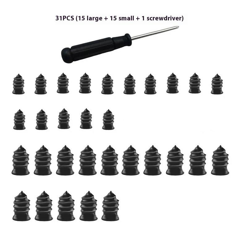 10/20/30/40pcs Car Motorcycle Vacuum Tyre Repair Kit Tubeless Wheel Puncture Screws Nail Patches Fitting Set for Tire Repairs
