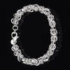 Women's Fashion Faux Silver Bracelet Bangle Chain Banquet Jewelry Gift