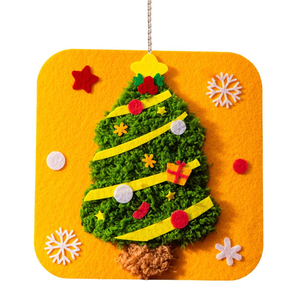 DIY Christmas Embroidery Kit Multi-Purpose Lovely Animal Embroidery  Set Xmas Felt Sewing Craft for Adults Beginners