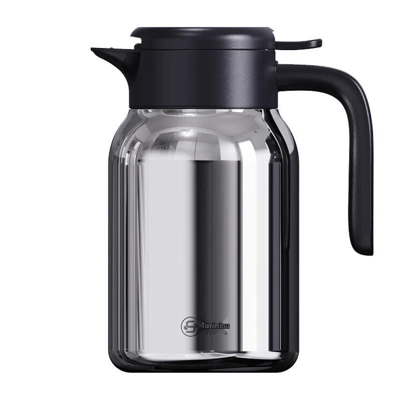 Fuguang Stainless Steel Large Capacity Desktop Thermos Kettle for Home, Office, or Dorm Use. Ideal for Hot Water and Tea Making.