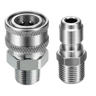 G3/8’’ Male Thread Fitting Pressure Washer Adapter Set Quick Connect Kit 5000