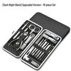 High-End Stainless Steel Nail Clippers & Pedicure Set for Adults