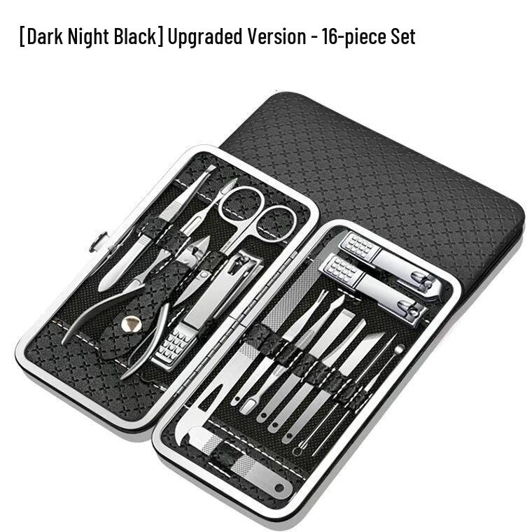High-End Stainless Steel Nail Clippers & Pedicure Set for Adults