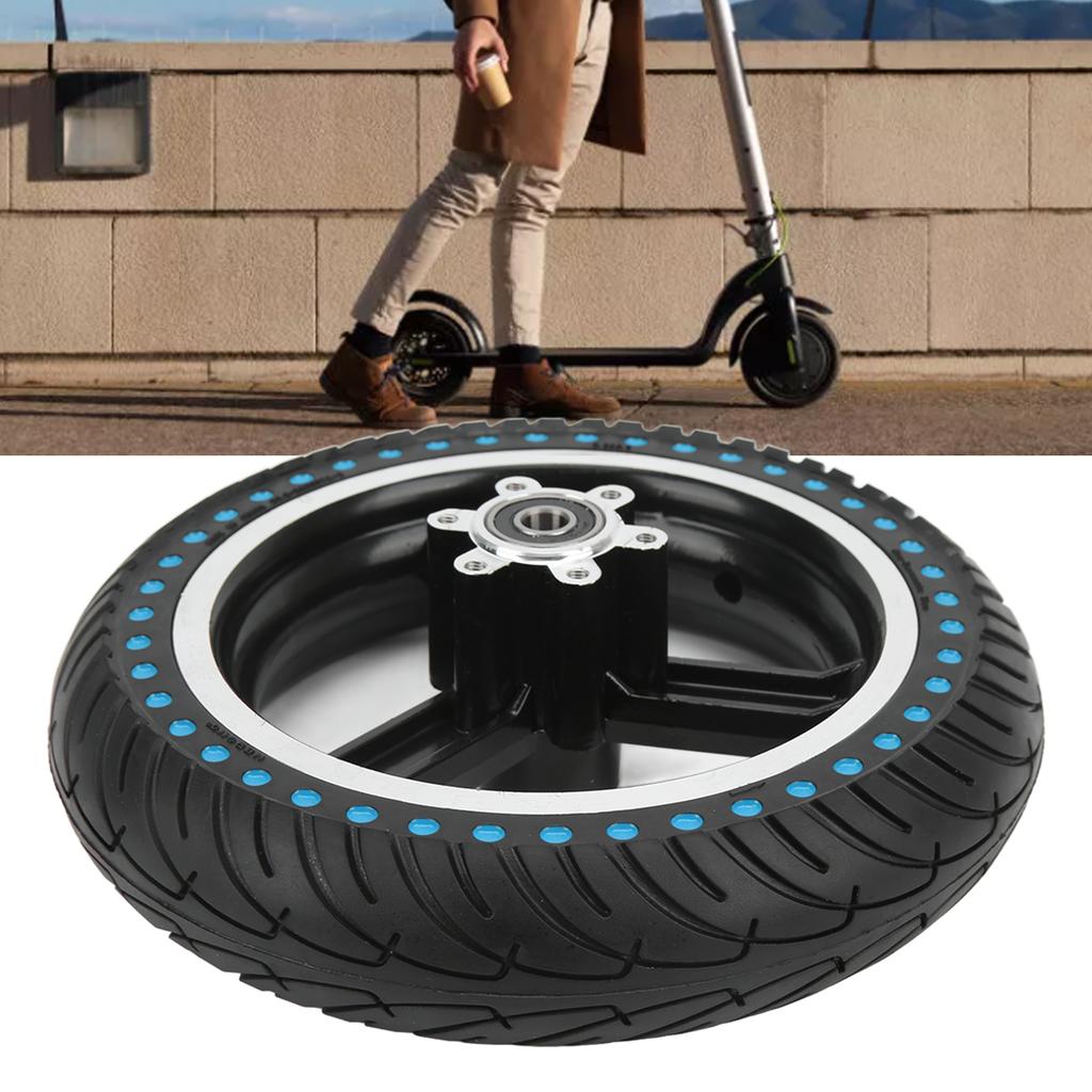 Electric Scooter Tire Slip Resistance Honeycomb Replacement Rubber Electric Scooter Wheel for Kugoo M4 Blue