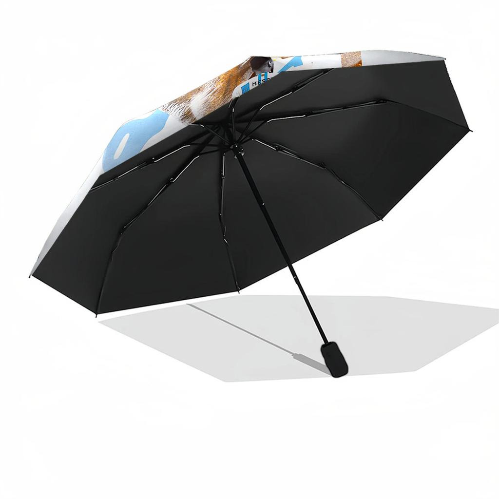 Argentina's Golden Legend Automatic Umbrella Compact & Durable 8-Rib Design Foldable Design for Outdoor Daily Use Fashionable