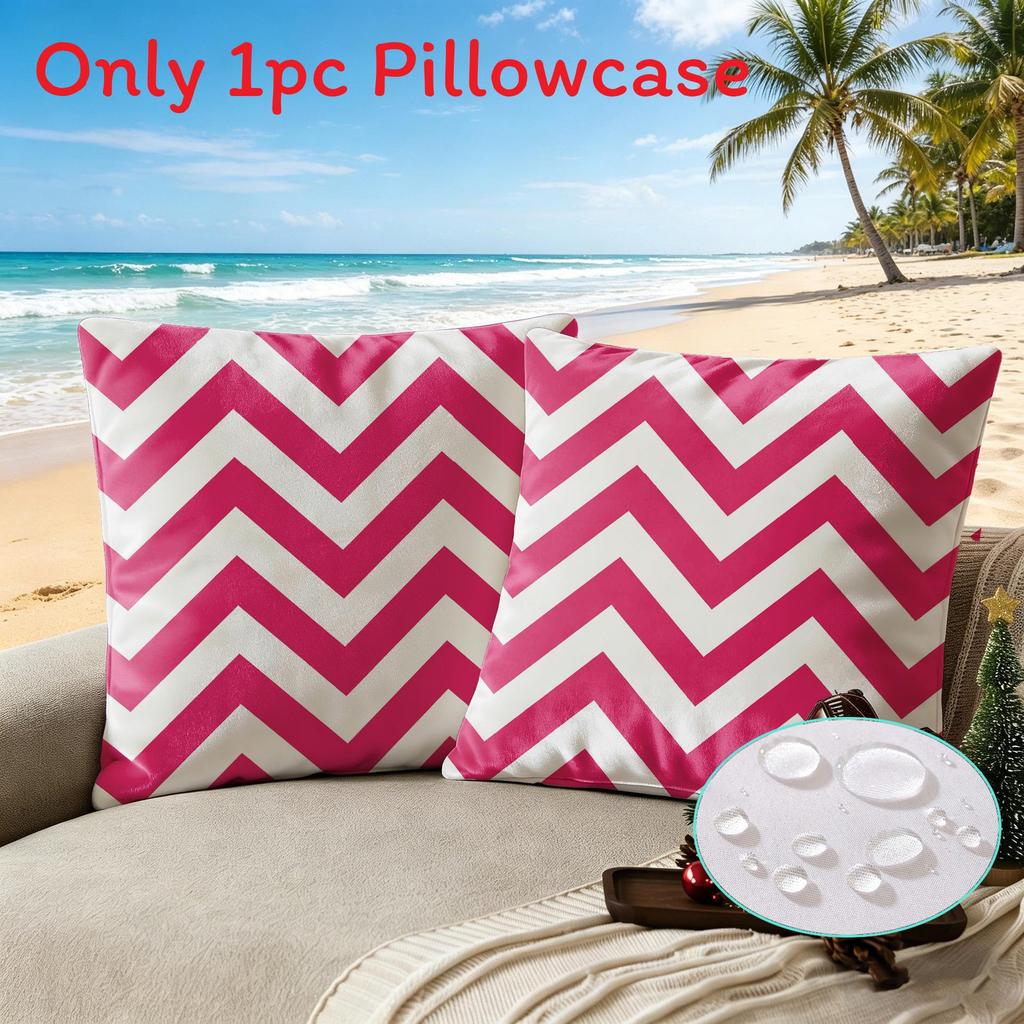 Modern Minimalist Polyester Waterproof Pillow Cover With Digital Print For Living Room Decor