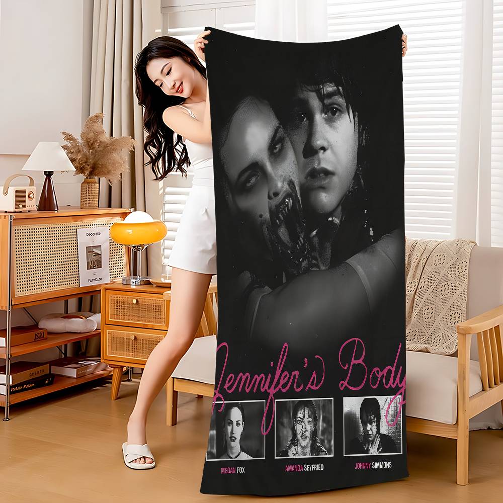 

Pop Movie Jennifer Body Big Microfiber Beach Towels Quick Dry Towel Sand Beach Towels Pool Towel For Travel Swim Pool Yoga W30*H60(CM)