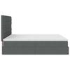 Enjoy a Restful Night S Sleep with This Ottoman Bed with Mattresses and LED Lighting In Dark Gray 180 X 200 Cm Fabric