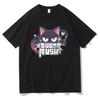 Blue Anime Archive T-shirt Sugar Rush Fun Women's Clothing Unisex Street Clothing Manga Role Playing Dress Pattern T-shirt