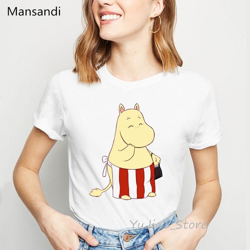 Buy Moomins Day Letter Printed T-Shirt 