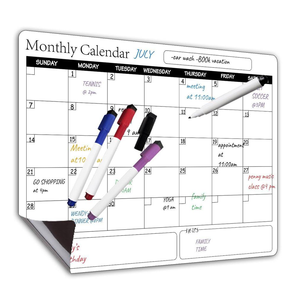 Cross-Border Exclusive A3 Erasable Magnetic Monthly/Weekly Planner & Whiteboard Set