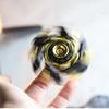 Mood Buster Mechanical Fidget Spinner Deformable Smooth Spin Gyro Magnetic Metal Premium Alloy Fidget Sliders Anxiety Relief