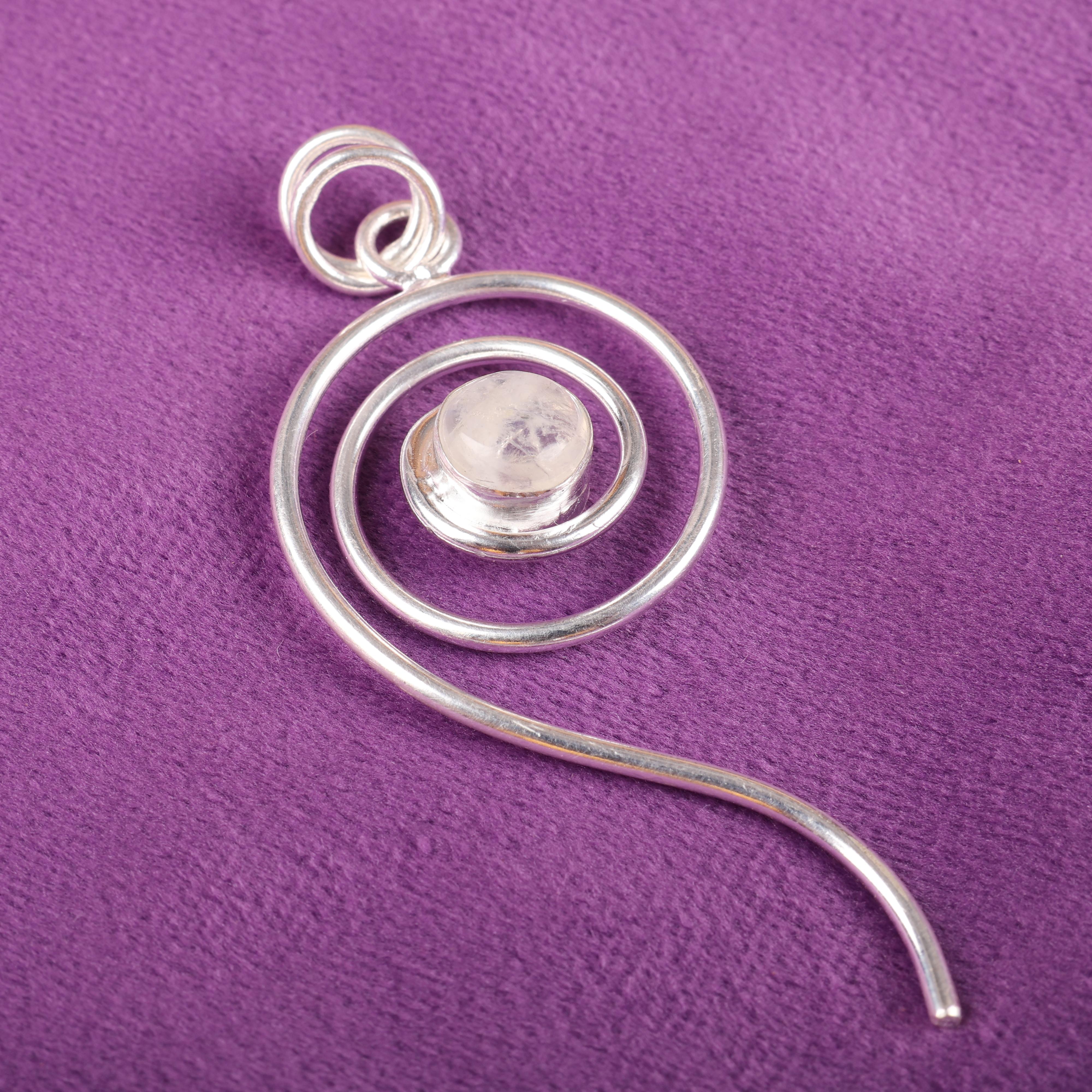 

Кулон из радужного лунного камня, Ювелирные изделия из драгоценных камней, Кулон из стерлингового серебра 925 пробы, Изысканный кулон ручной работы 2.57 Inches белый