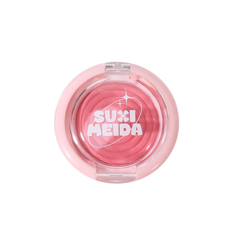 Suxi Meida Zhenyan Girl Vitality Blush - Long-lasting, Non-caking, Highlight & Brighten, Natural Blend, Single Shade.