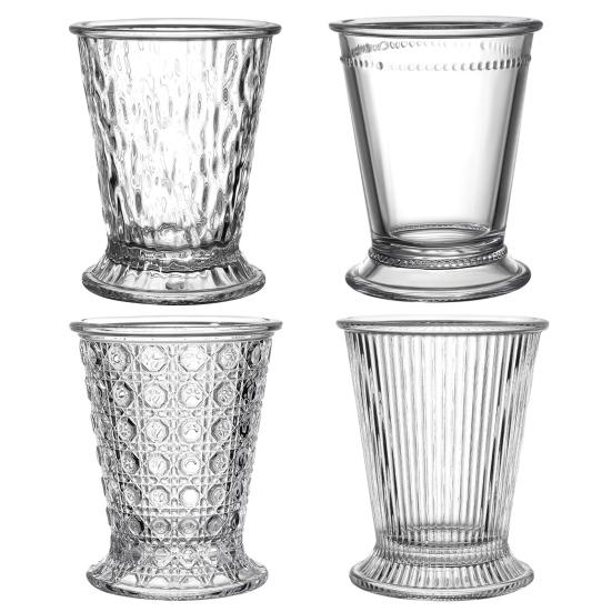 Hand-Rolled Rim Julep Glass with Thickened Wall 310ml Cocktail Cup for Mojito Whiskey Juice & Beer Classic Tumbler for Home Bar