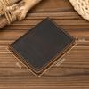 Leather Card Holder, Simple Leather Short Wallet, Ultra-Thin Men'S 20% Off Card Bag, Crazy Horse Leather Small Wallet.