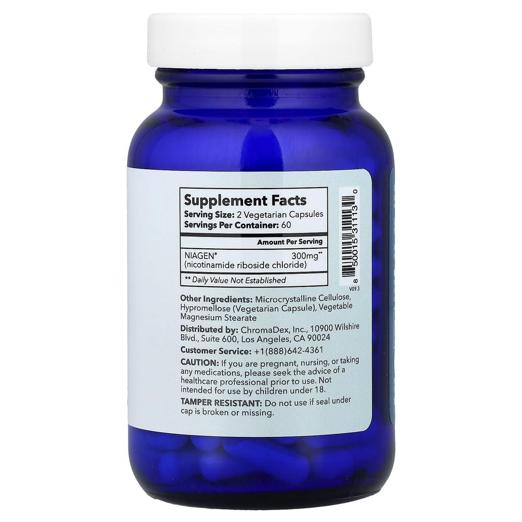 Nicotinamide Riboside Chloride, 150Mg, 120 Veggie Capsules