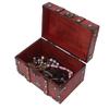 Retro Storage Box Vintage Jewel Storage Box Decorative Wooden Case for Home Beauty Salon
