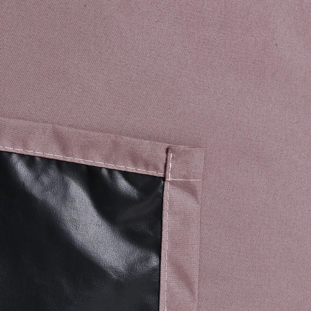 Sunshade Blackout Curtain Coated Lining with Rod Pocket Window Curtain 100 x 200cm Washable Curtains for Bedroom Bedroom