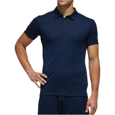 SS19 Atmungsaktives Feuchtigkeitstransportierendes Tennis-Shirt Herren Tops Marineblau DU8413