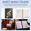 Waterproof Music Binder Spiral-Bound Document Folder Document Holder Sheet Music Folder  Home