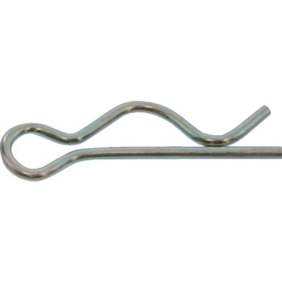 TRUSCO Snap Trivalent 1300 Hexagon Pins, White, M5, Pieces, Pack, S137-0005