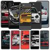 Japan JDM Sports Car Phone Case For Samsung Galaxy S22 S21 S20 FE Ultra 5G S10 S10E S9 S8 Plus Note 10 20 Silicone Cover Bumper