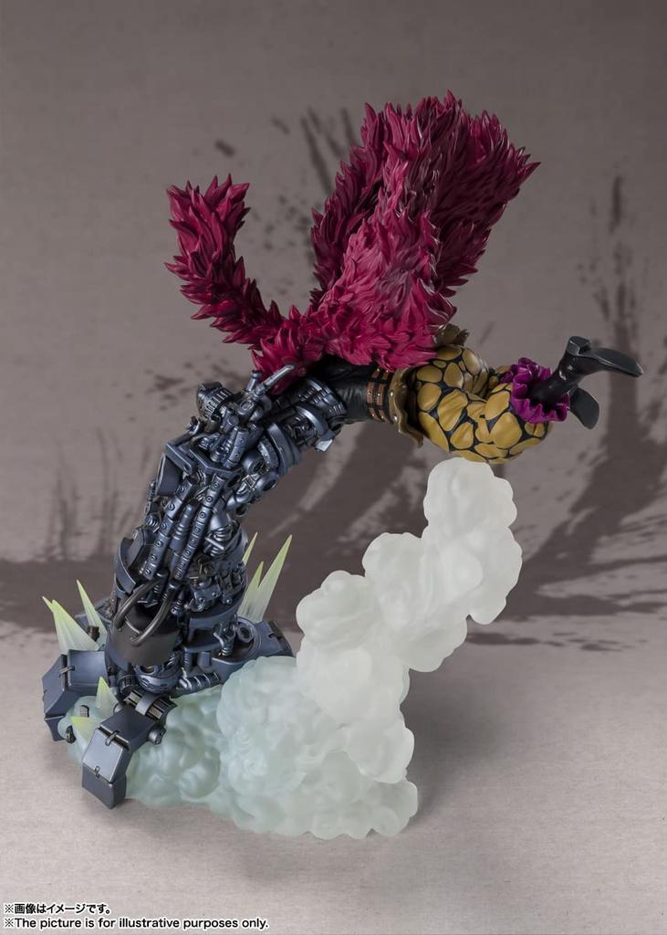 TAMASHII NATIONS FiguartsZERO Fierce ONE PIECE Eustass Kid Three Monster Battle on Onigashima 355mm PVC ABS Painted Complete Figure [Super Battle] -