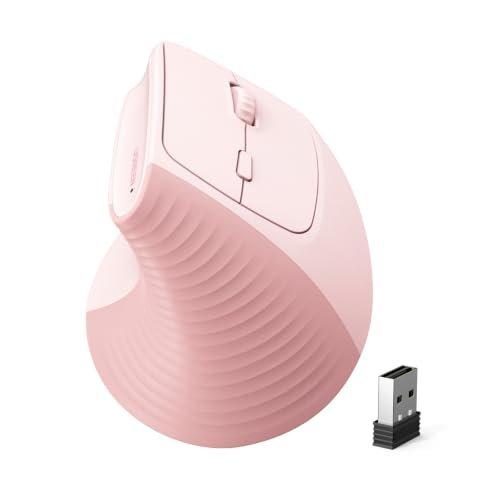 UGREEN Vertical Ergonomic Wireless Mouse Bluetooth & 2.4GHz Multi-Pairing Silent Mouse