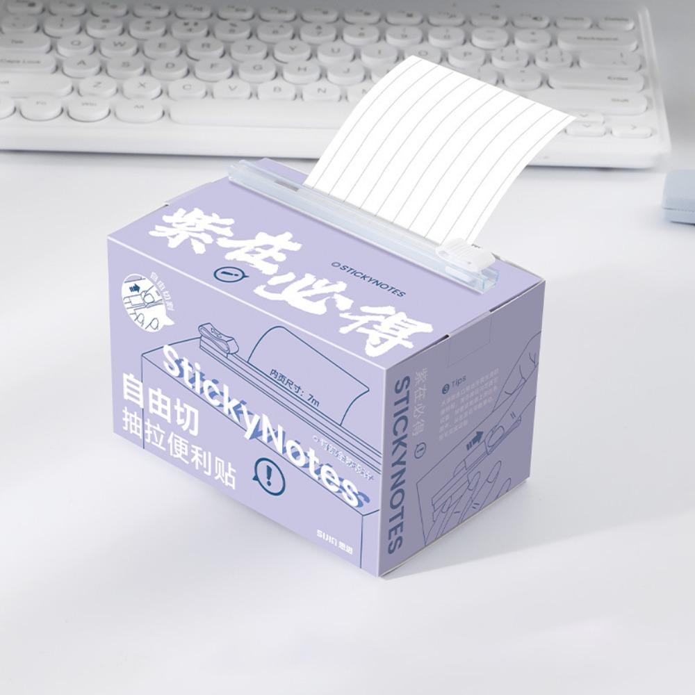 7M Roll Memo Pads with Dispenser Sticky Tabs Eco-Friendly Self-Adhesive Notes  Error Correction