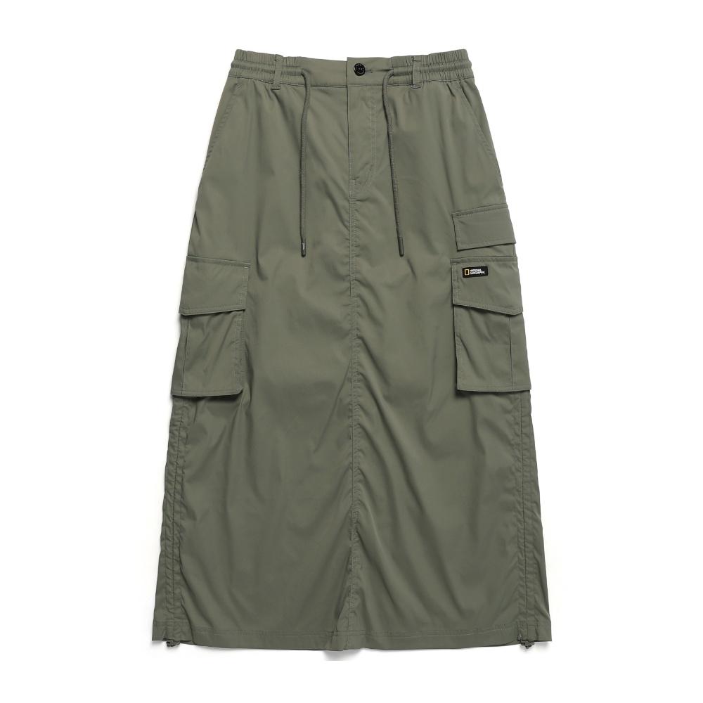 NATIONALGEOGRAPHIC N241Wsk970 Women'S Anas String Long Cargo Skirt Lichen Khaki