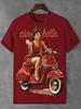 Sommer Neue Mode Trend T-Shirt Ciao Bella Buchstaben Druck Einfach Lässig Kurzarm T-Shirts Streetwear Unisex T-Shirts Y2k Oberteile