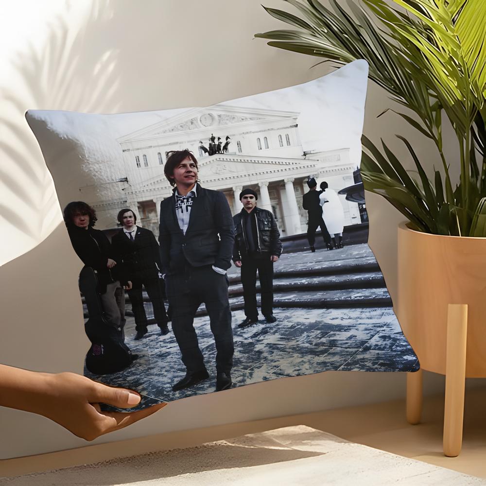 M-Mumiy T-Troll Band Pillow Case Linen Cushion Covers For Decorative Sofa Home Pillows Case Car Chair Pillows Cases