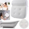 Mesh SPA Bathtub Pillow 3D Mesh Tub Pillow with Anti Slip Suction Cups Bathtub Headrest Ergonomic Pillow