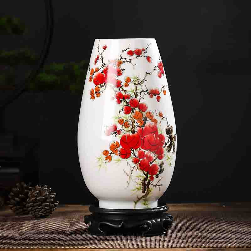 Chinese Jingdezhen Ceramic Vase Ornaments Office Store Club Bar Furnishing Crafts Home Livingroom Desktop Accessories Decoration