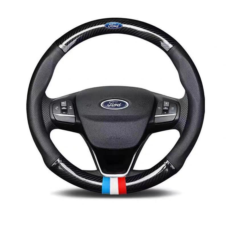 Steering Wheel Cover for Ford: Focus, Mondeo, Escort, Edge, Fiesta, EcoSport, Mustang