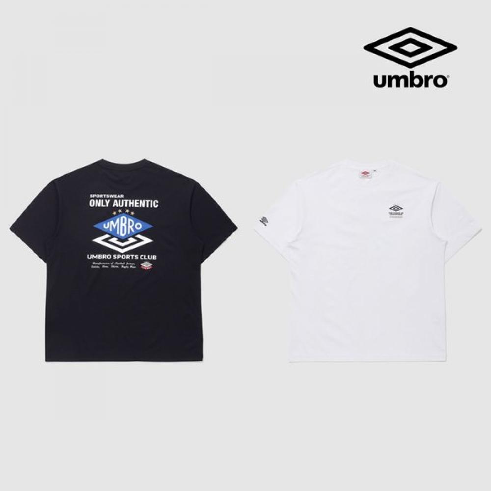 Umbro Double Diamond Logo Fresh T shirT Uq221crs63 blacks/110