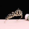 Antique Bronze Queen Tiara Crown Vintage Princess Rhinestone Tiara Ancient Greece Tiara  Party