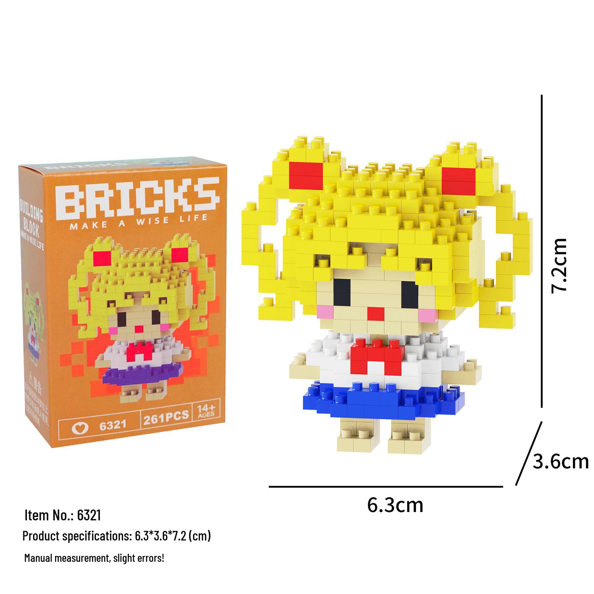 

Міні мультяшні будівельні блоки - Сумісні з Lego, Збірна головоломка для дітей