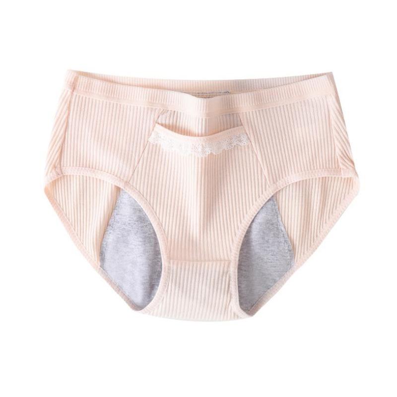 Women's Panties Japanese  Cotton Large Size Cotton Trunks Menstrual Anti-leakage Menstrual Panties Physiological Pants