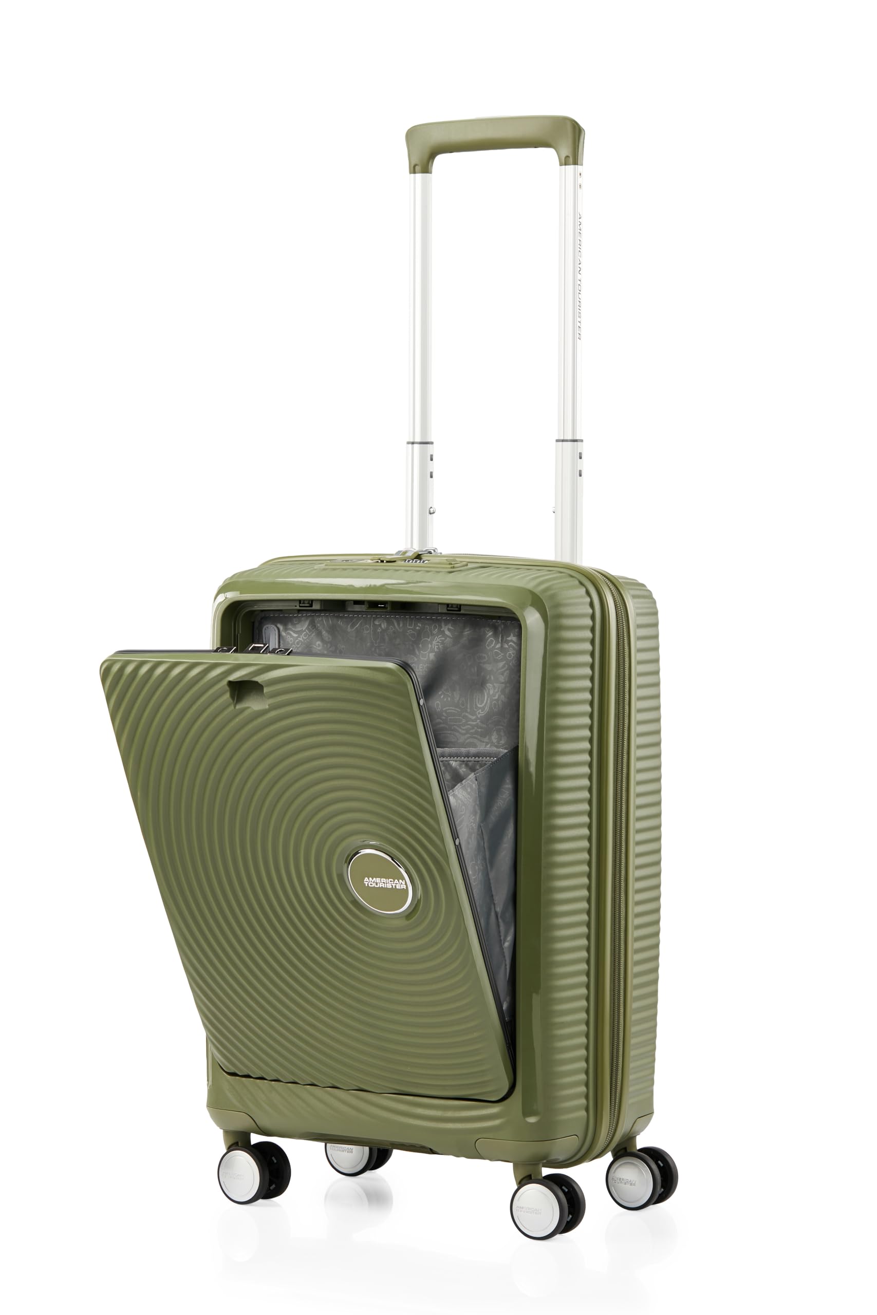 

Чемодан CURIO Spinner Front Open S Размер 31 л 55 см Хаки [American Tourister] 55/20 Ручная кладь 3,5 кг хаки