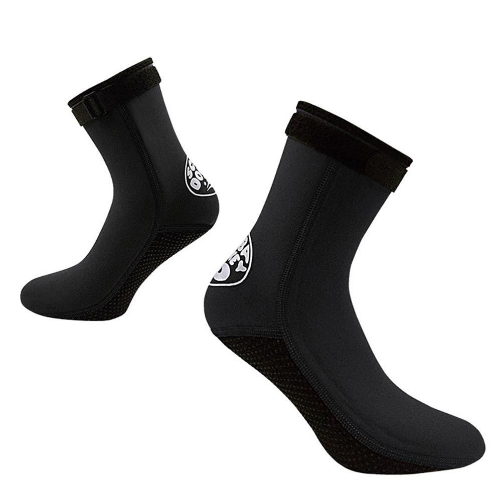 3mm 1 Pair Diving Socks Comfortable Adjustable Anti-slip Cold-proof Swimming Socks For Snorkeling Walking