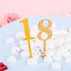 0-9 Number Birthday Cake Decorations Wedding Cake Topper Adorn For Kids Birthday Party Holiday Cake Supplies