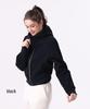 Women's Casual Cotton Zipper Hoodie - Autumn/Winter Yoga & Fitness Wear
