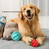 Dog Tug-of-War Ball - Food-Dispensing, Teeth-Cleaning Toy for Medium & Large Dogs