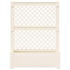 Large Planter with Trellis White 99.5 X 43 X 133.5 Cm PP