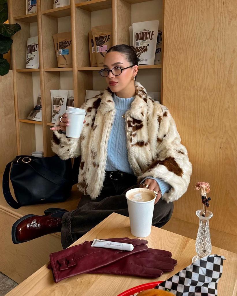 European & American Women's Autumn/Winter Leopard Fur Coat - New Fashion, Fluffy & Simple Design