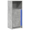 Vidaxl Szafka Z Led, Szarość Betonu, 42,5X34X100 Cm