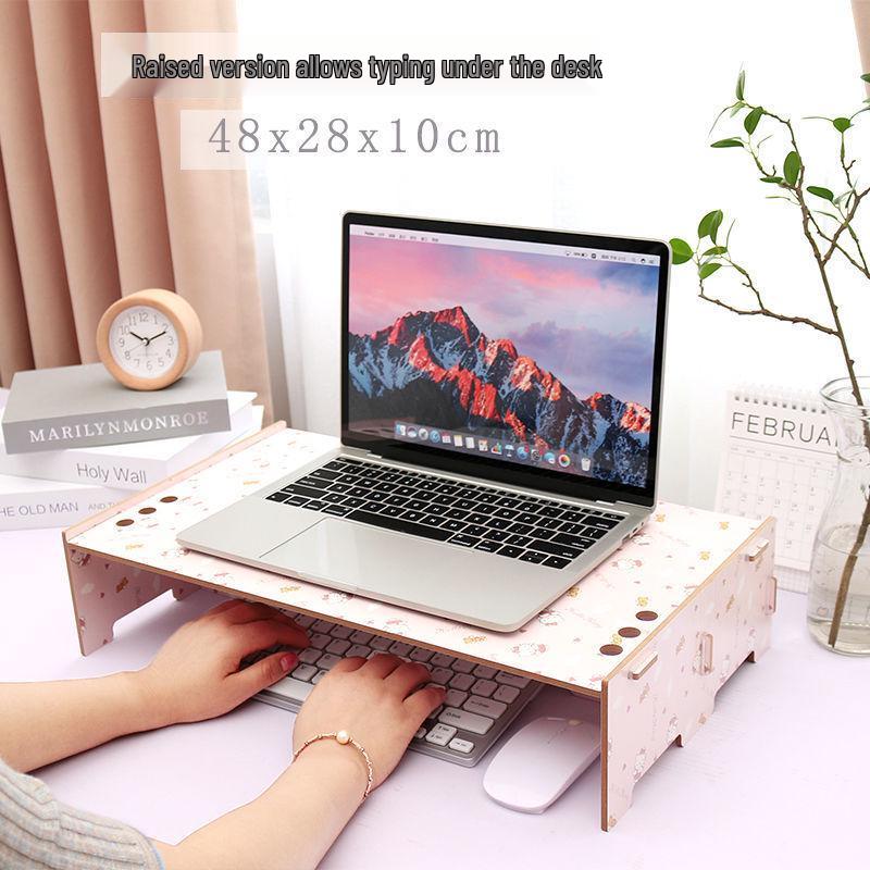 Ergonomic Laptop Cooling Stand with Storage